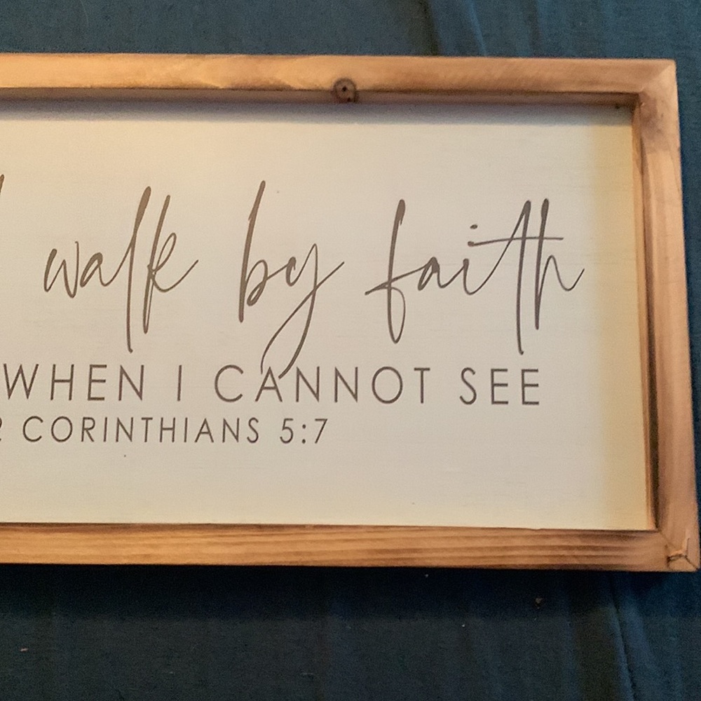 Farmhouse Gospel Picture, Brand New, Makes a great gift,  Sill in li you h lol a - Picture 3 of 5